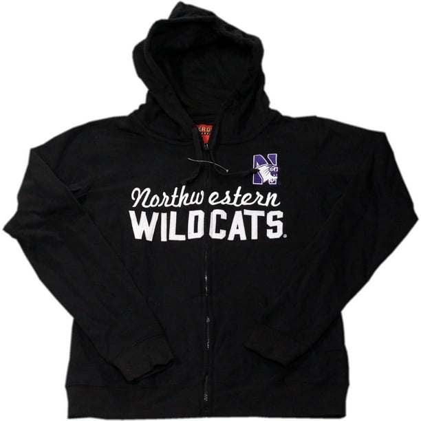 All Star Dogs NCAA Northwestern Wildcats Polar Fleece Hooded Dog Sweatshirt 